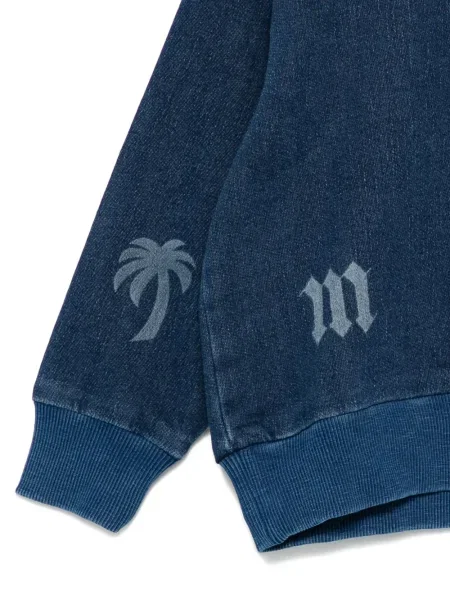 Bluza dziecięca Palm Angels niebieska