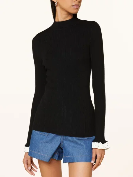 Claudie Pierlot Sweter schwarz czarny
