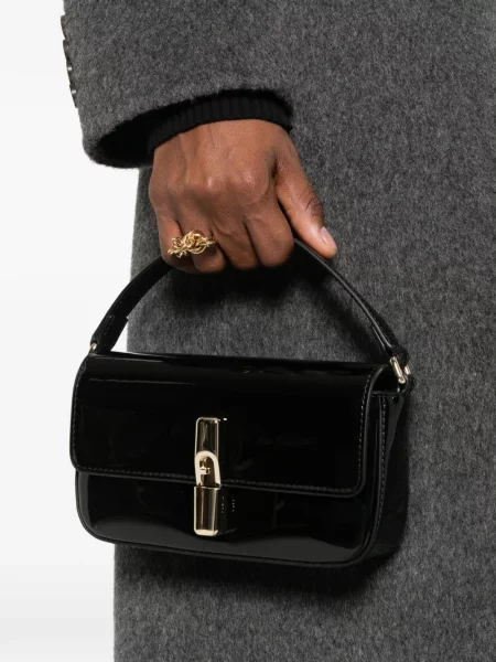 Geantă Furla din piele negru