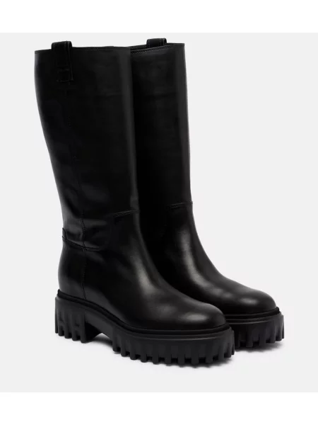 Botine Hogan din piele negru