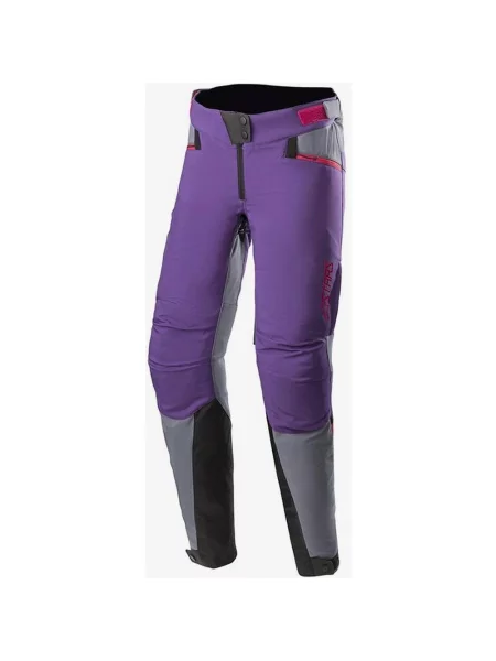 Długie spodnie Alpinestars Stella Nevada bez podkładki w kolorze liliowo-szarym 30