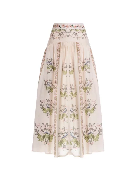 Fusta maxi Agua By Agua Bendita cu model floral cu imagine