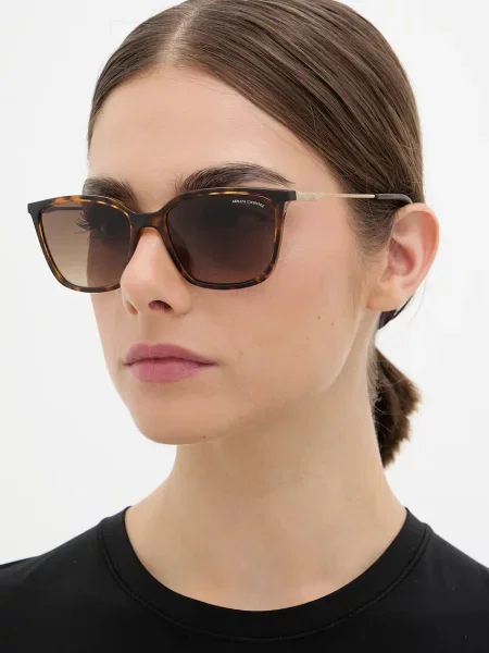 Armani Exchange sluneční brýle hnědé