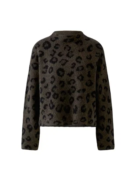 Sweter Oui brązowy