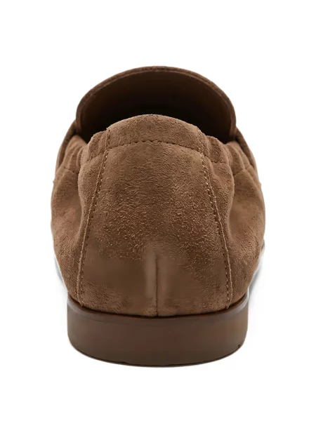 Chiloți Montecore din piele de căprioară slip-on maro