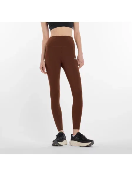 Legginsy New Balance – brązowe