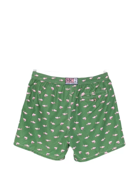 Slip de baie Mc2 Saint Barth cu imagine verde