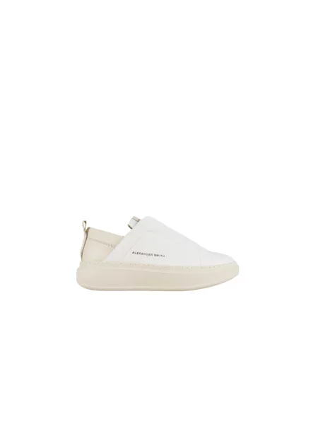 Sneakersy Alexander Smith wsuwane beżowe