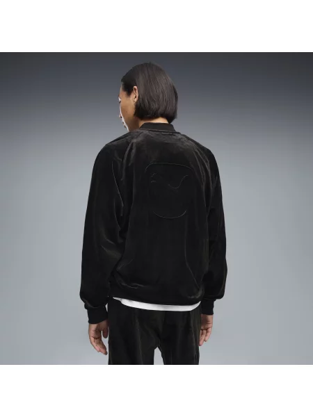 PUMA luźna bluza dresowa Essentials Elevated Velour Odzież S czarny