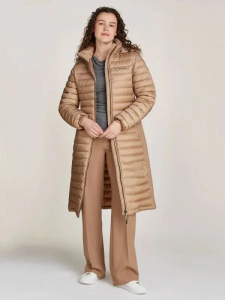 Calvin Klein Hosszú kabát bézs