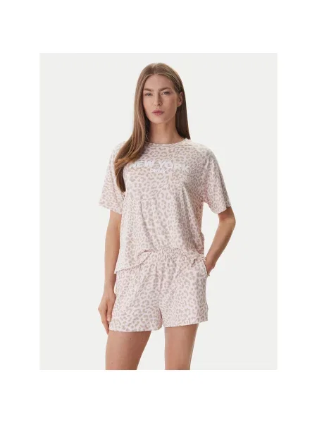DKNY Pižama Regular Fit roza