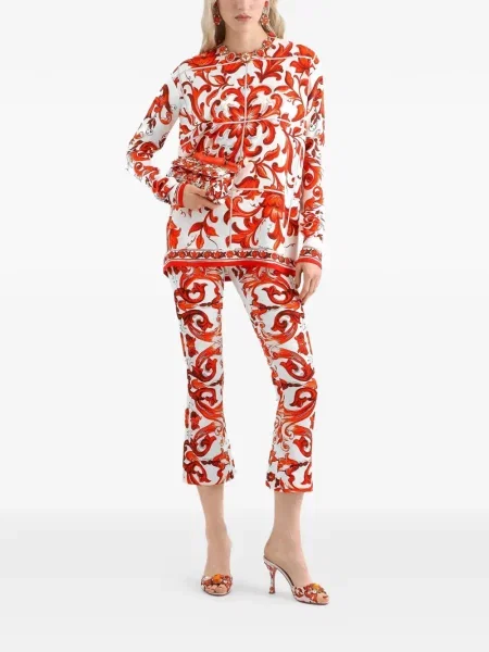 Pantaloni Dolce & Gabbana cu imagine alb