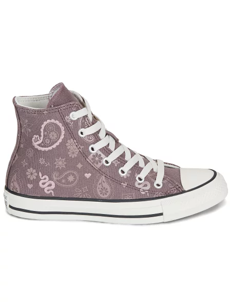 Členkové topánky Converse fialová