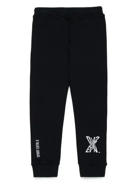 Spodnie dziecięce Dsquared2 czarne