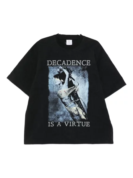 Tricou Vetements cu imagine negru