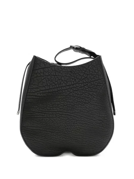 Geanta de piele Burberry din piele negru