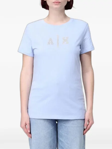 Stras tricou Armani Exchange albastru