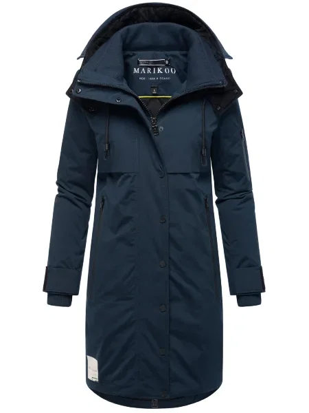 MARIKOO Zimski plašč Anoukaa nočno modra