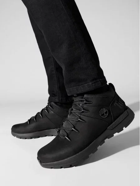 Timberland Šnurovacia obuv Sprint Trekker Mid Hiker čierna