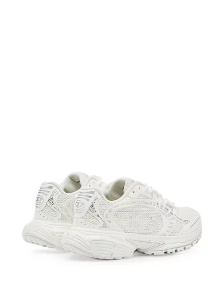 Stras sneakerși Diesel alb