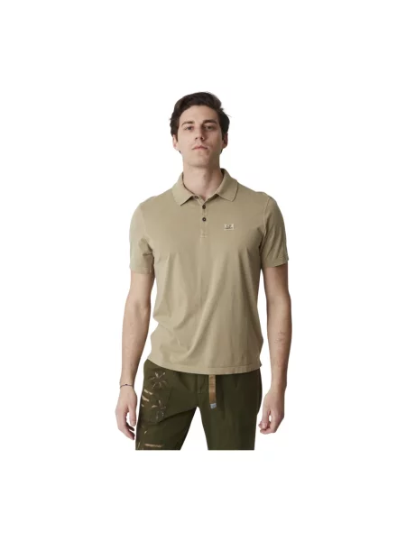 Koszulka polo C.p. Company klasyczna brązowa
