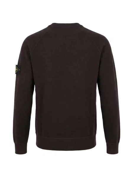 Pulover Stone Island cu strasuri maro