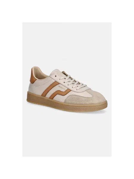 Sneakersy Gant skórzane beżowe