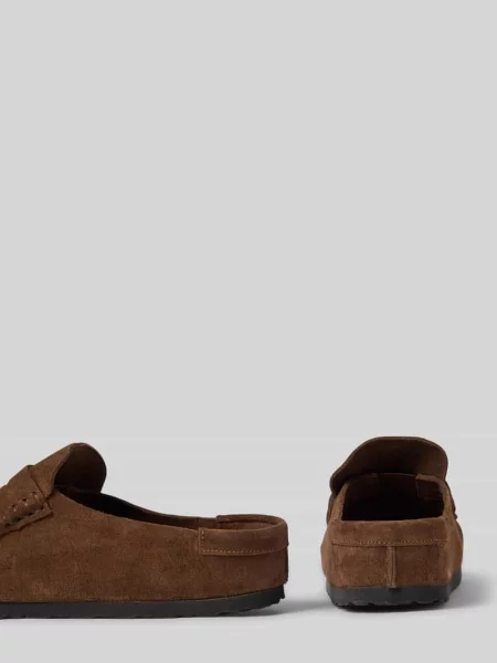 Klapki Birkenstock brązowe