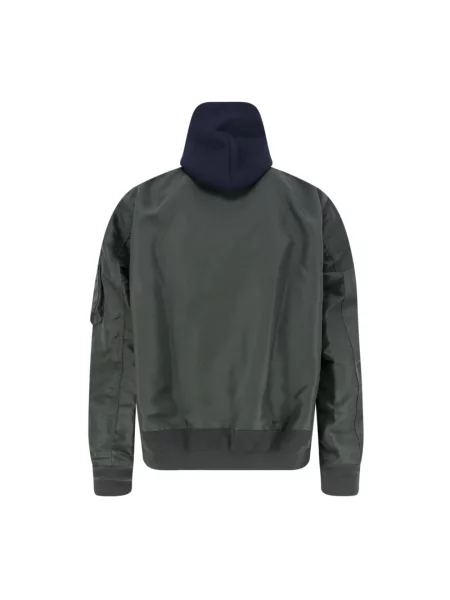 Bluza z kapturem Sacai z twillu