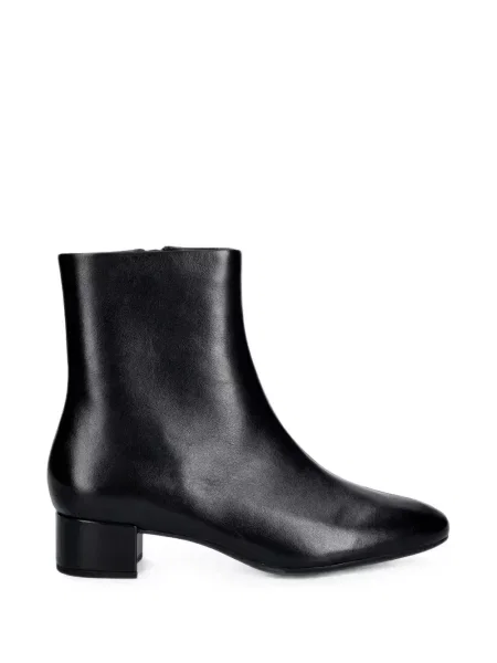 Cizme scurte Ecco din piele negru
