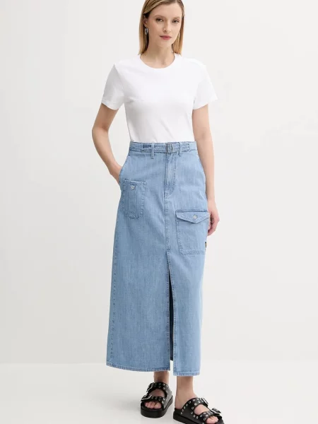 Джинсова спідниця G-Star maxi пряма