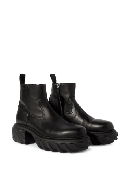 Cizme scurte Off-white alb