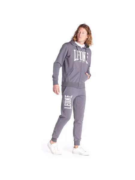 Fleece fleece melegítő felső Leone 1947 szürke