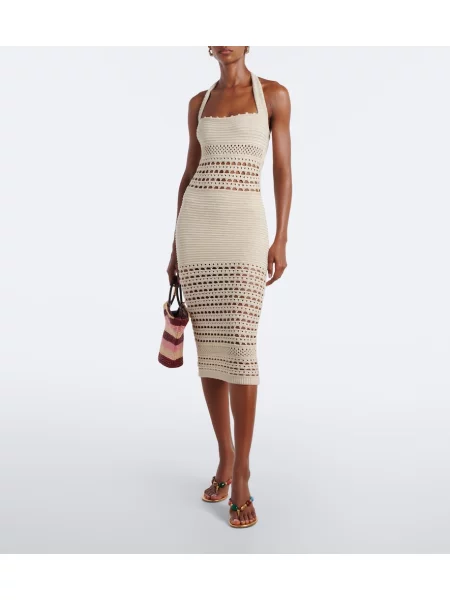 Rochie midi Retrofete alb