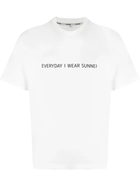 Tricou Sunnei cu imagine alb