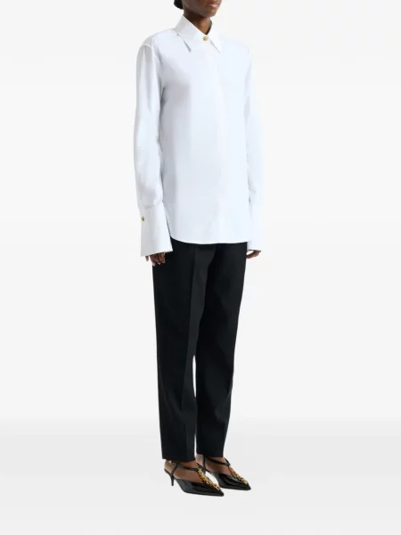Cămașă Balmain din poplin alb