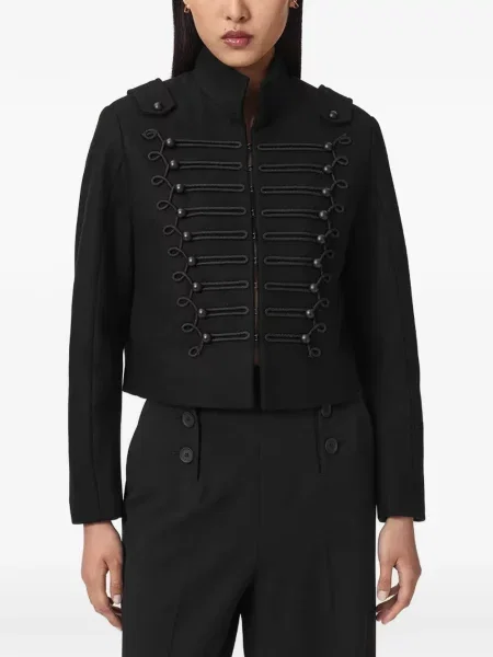 Decupat geacă Allsaints negru