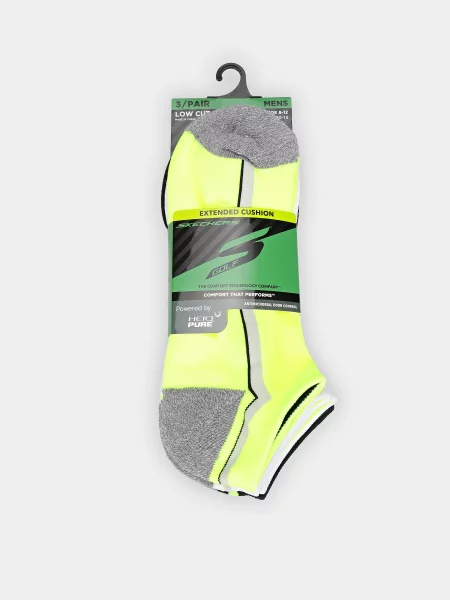 Skechers Extended Terry Low Cut Набір шкарпеток Нейлон/поліестер жовтий