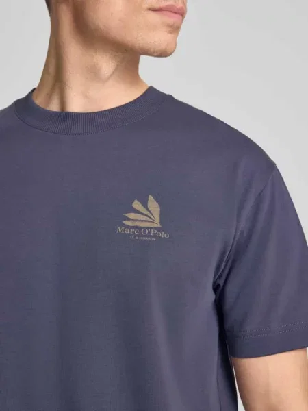 T-shirt o kroju relaxed fit z czystej bawełny Marc O'polo
