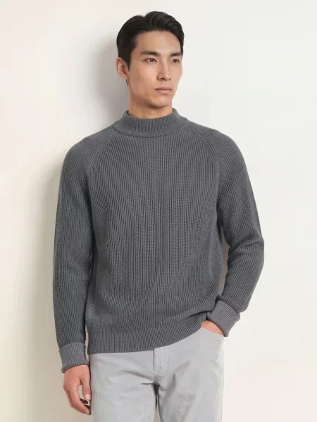 S. N. S. Herning Sweter Render grau szary