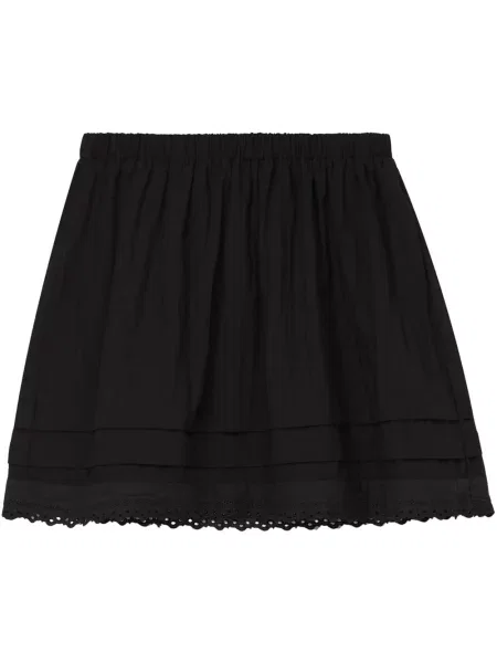 Fustă B+ab cu broderie negru