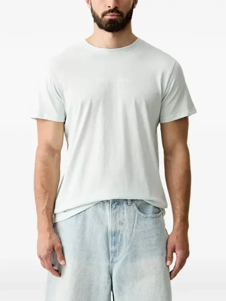 Tricou Trussardi cu imagine cu decolteu rotund albastru