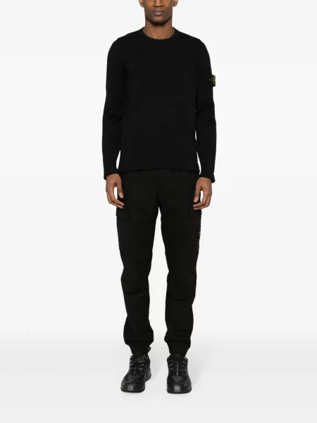 Svetr Stone Island s kamínky černý