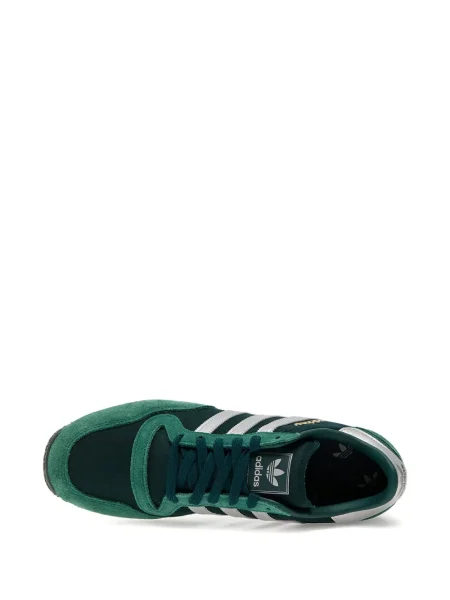 Sneakerși Adidas plasă cu dungi verde
