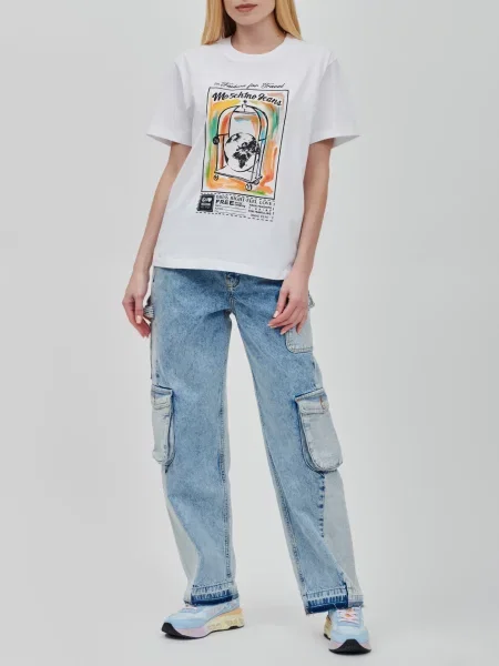 Джинси Moschino Jeans блакитні