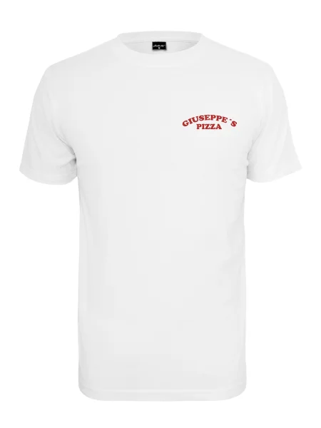 Mister Tee Tricou Giuseppe's Pizzeria roșu / negru alb