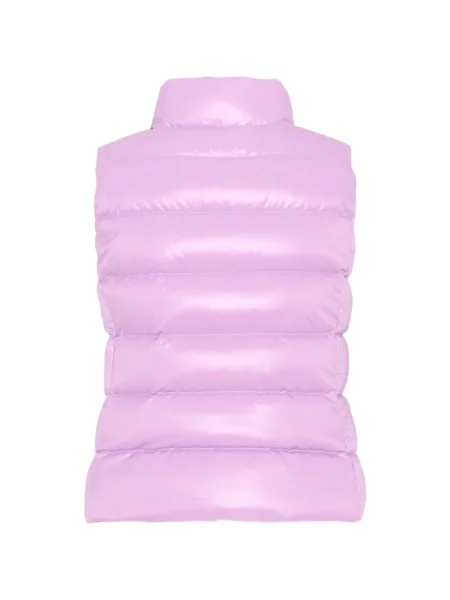 Kamizelka puchowa dziecięca Moncler Enfant fioletowa