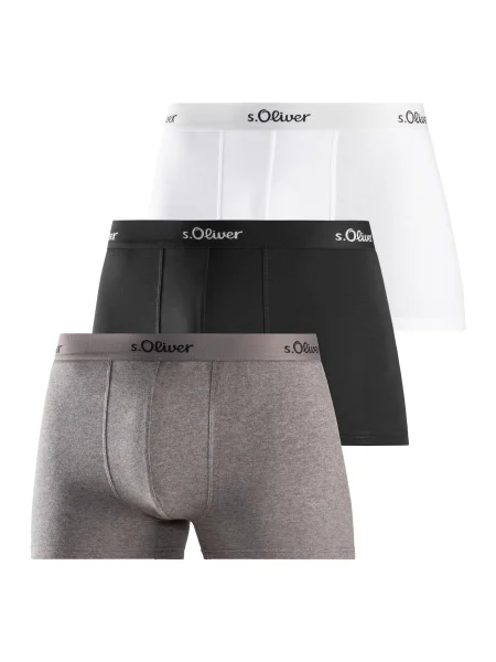 S.Oliver Boksarice siva / črna bela