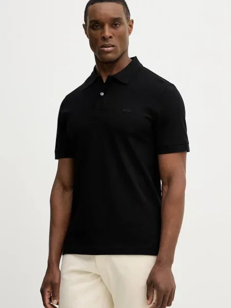 BOSS polo de Pallas uni negru