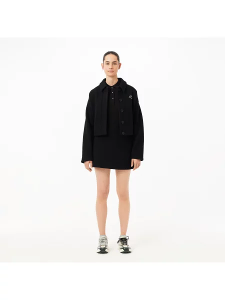 Поло Lacoste черное